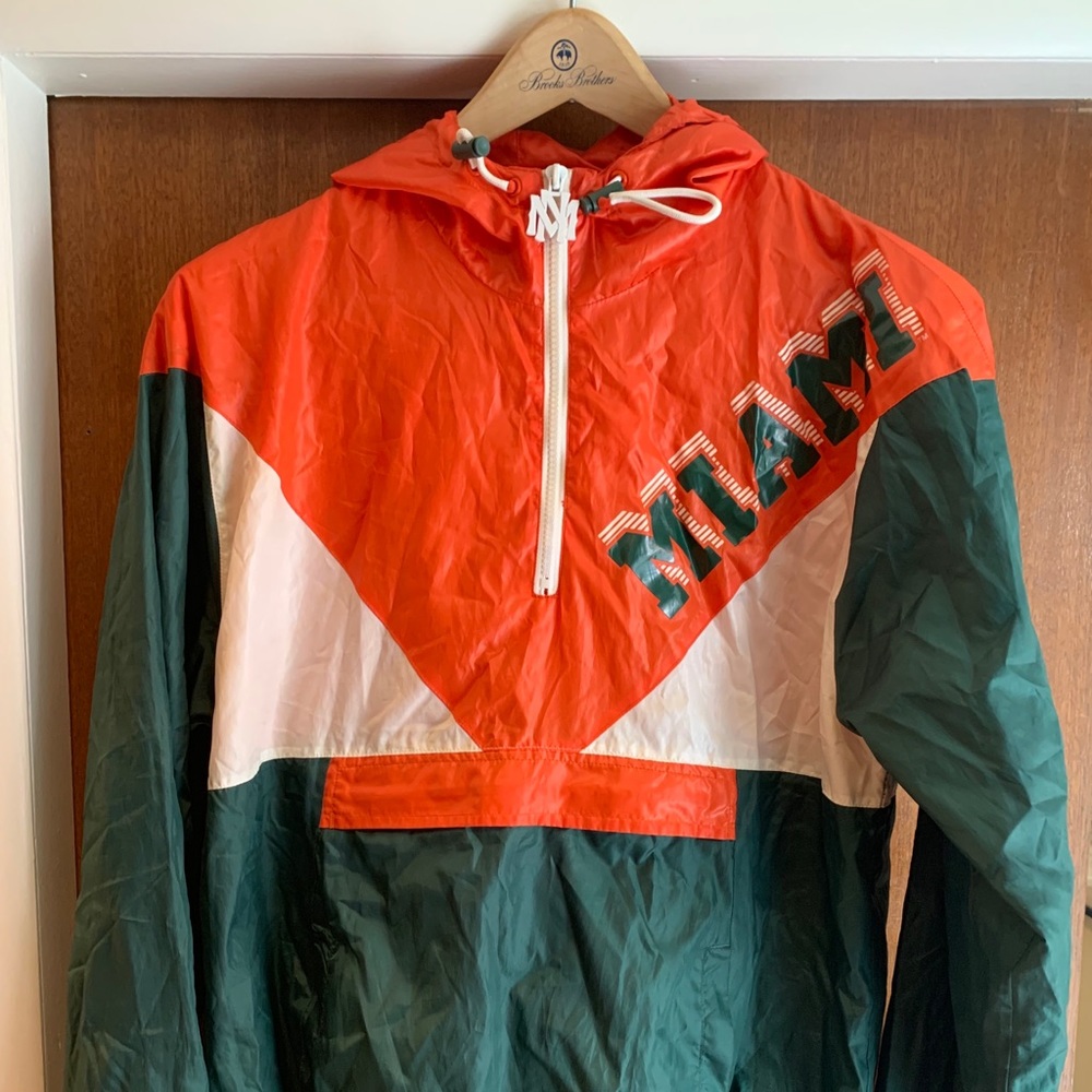 University of Miami Hurricanes windbreaker